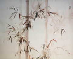 evêtement mural peint à la main "Bamboo"