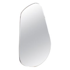 Handpolished & Beveled Aluminum Mirror 42"H, Mary Ratcliffe Studio