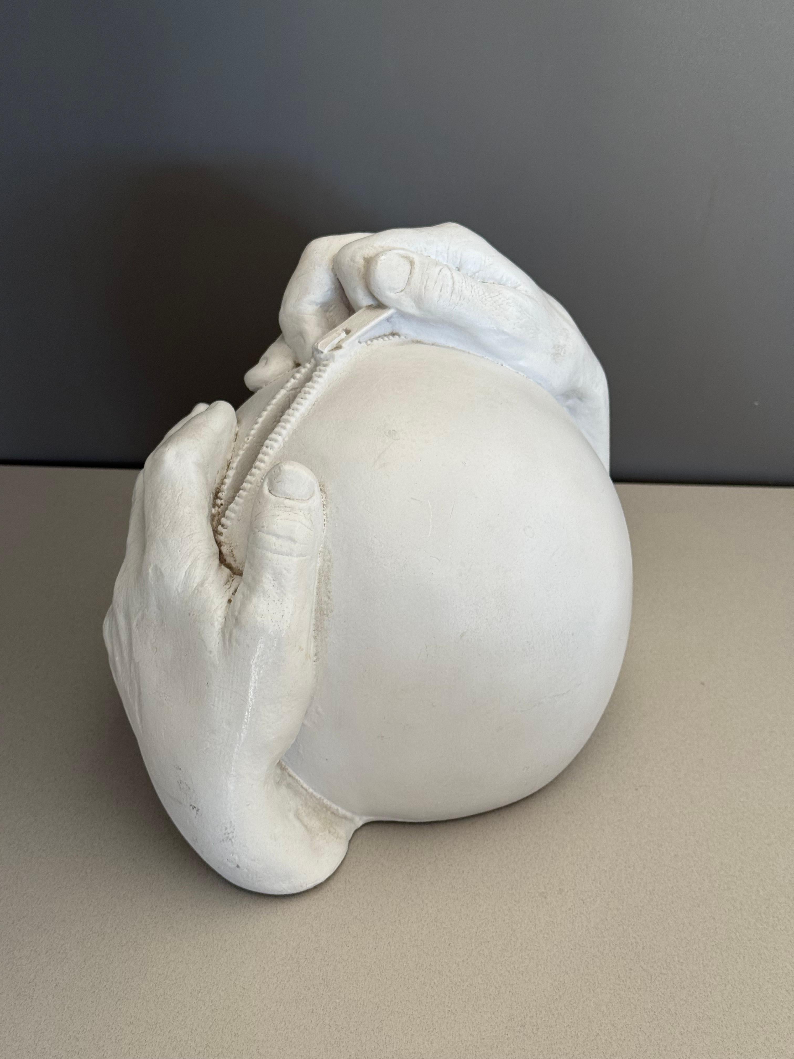 Mid-Century moderno Banca scultura Hands di Richard Etts in vendita