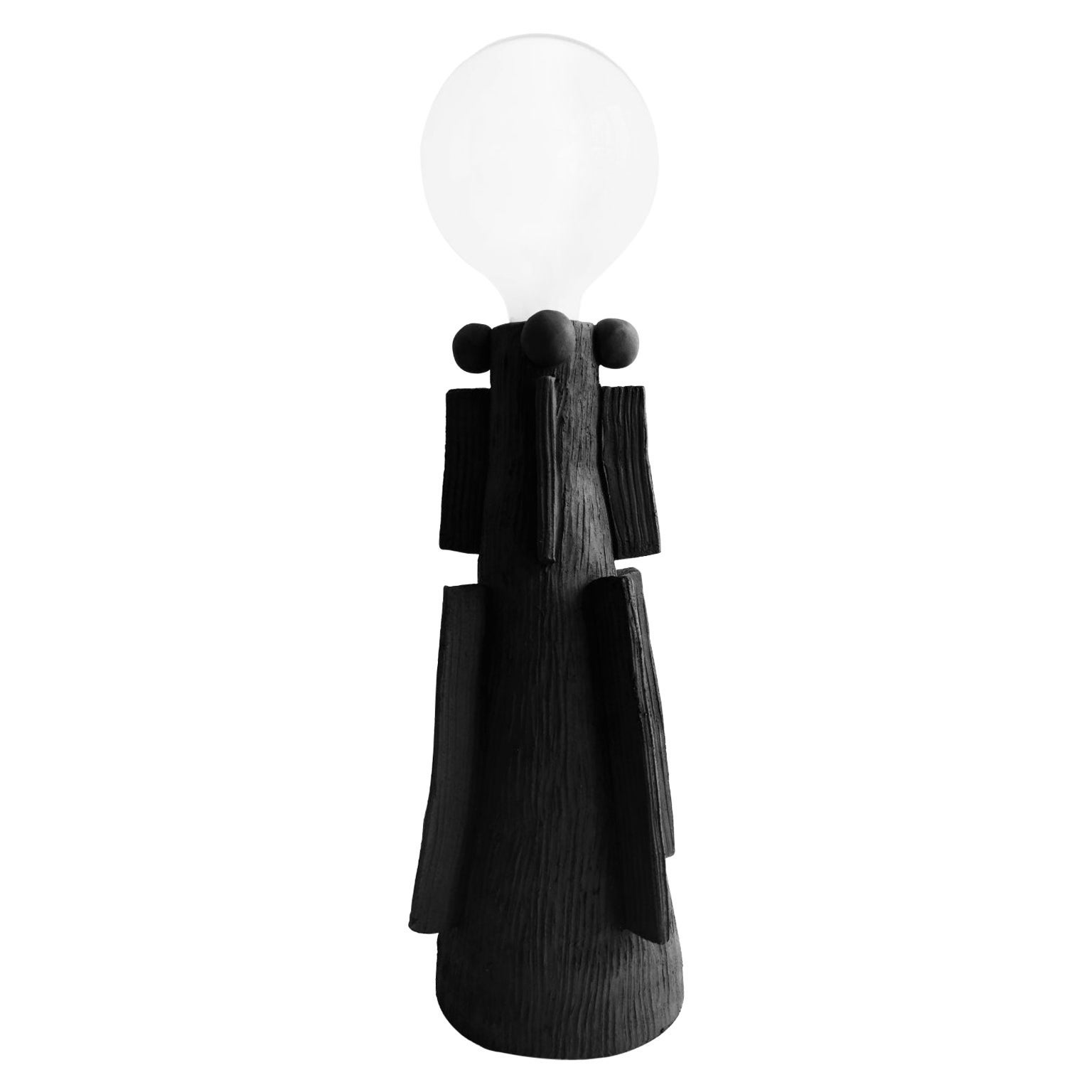 Handgeformte Izzy-Lampen-Tischlampe von Ia Kutateladze im Angebot