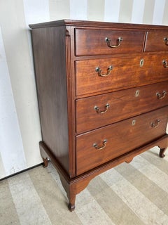 Handsome 19th Century North Carolina Walnut Chest on Frame, Rowan County