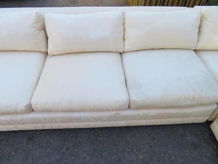 Late 20th Century Handsome 6 Piece Milo Baughman Directional Sectional Sofa Mid-Century Modern For Sale