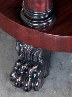 Hübscher amerikanischer klassischer Stil Rundes Band-Mahagoni Gueridon/Beistelltisch