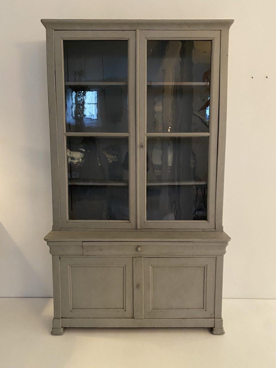 Handsome Antique 2-Part Display Cabinet-France, 1900s 6