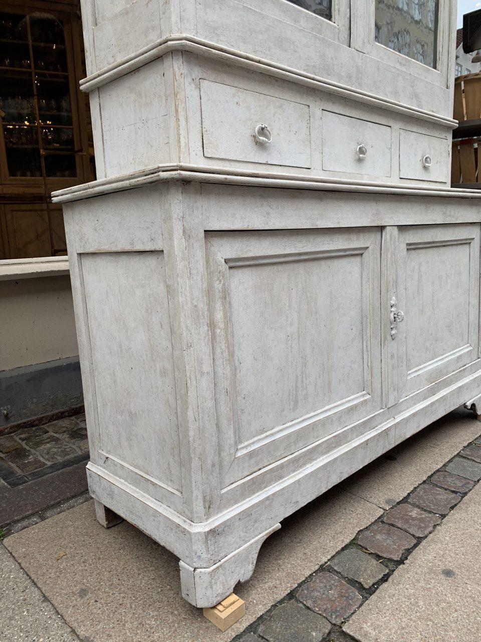 Belle vitrine de cuisine ancienne en 3 parties, France, début 1900 en vente 4