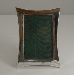 Handsome Antique English Sterling Silver Photograph Frame, 1913