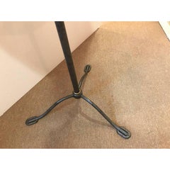 Handsome Brass and Galvanized Metal Standing Shaving Stand