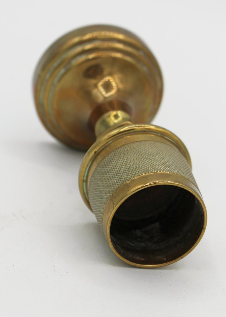 Handsome Brass Match Strike and Holder, Edwardian, c. 1900, English For