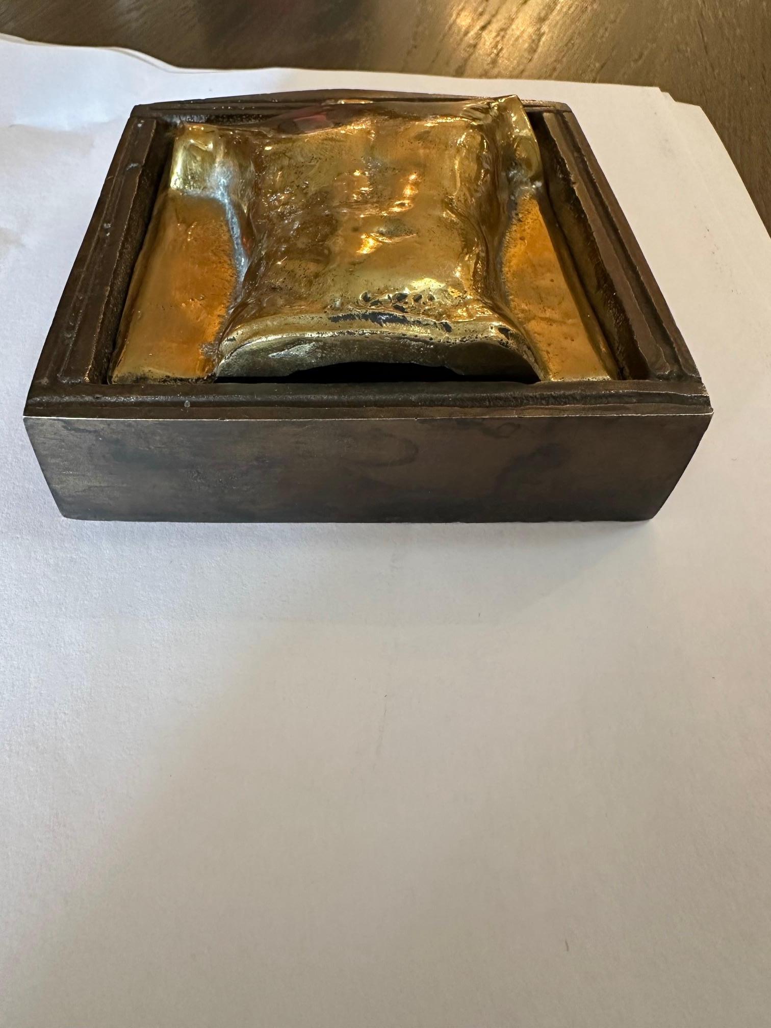 Handsome Bronze & Messing Apollo Büste Skulptur im Angebot 5