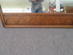 Handsome Broyhill Brasilia Walnut Mirror Mid-Century Modern