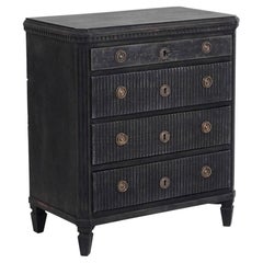 Handsome Carved Gustavian Chest