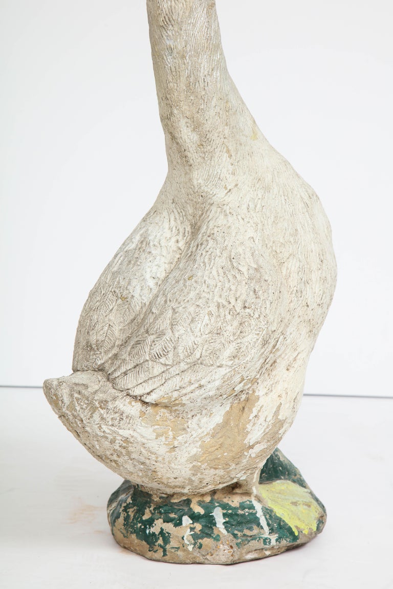 Handsome Cement Goose For Sale at 1stDibs cement goose for sale