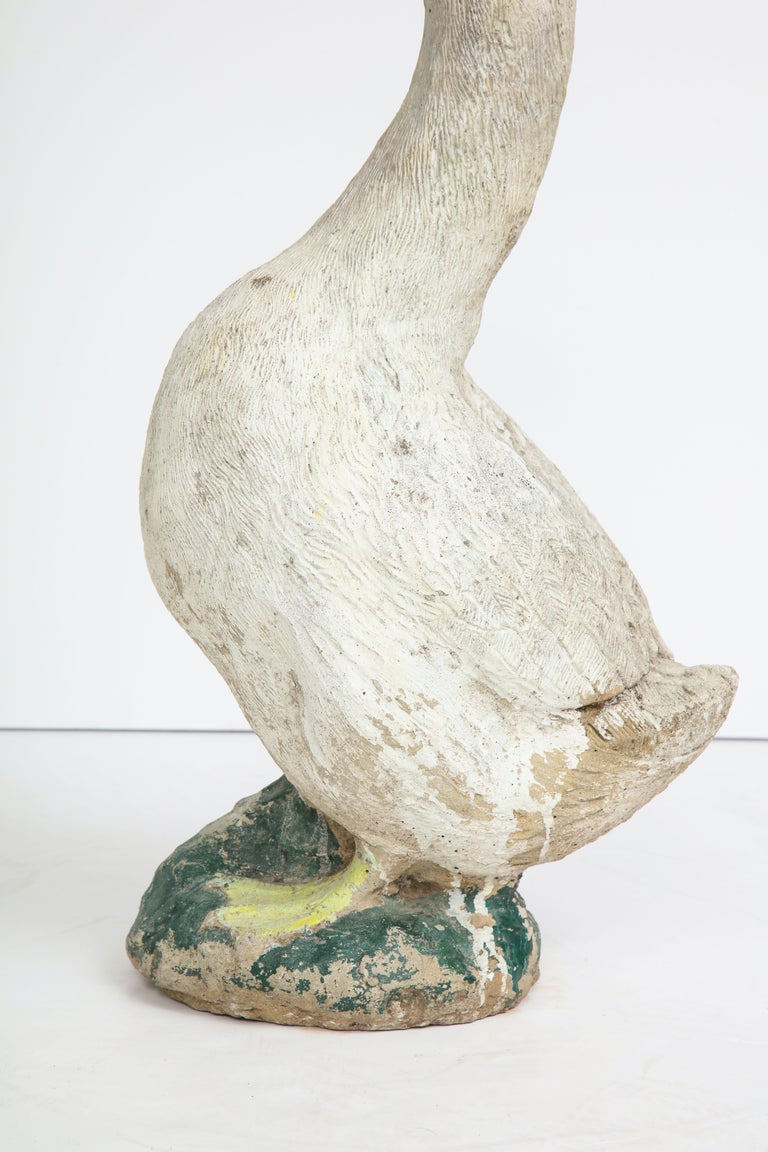 Handsome Cement Goose For Sale at 1stDibs cement goose for sale
