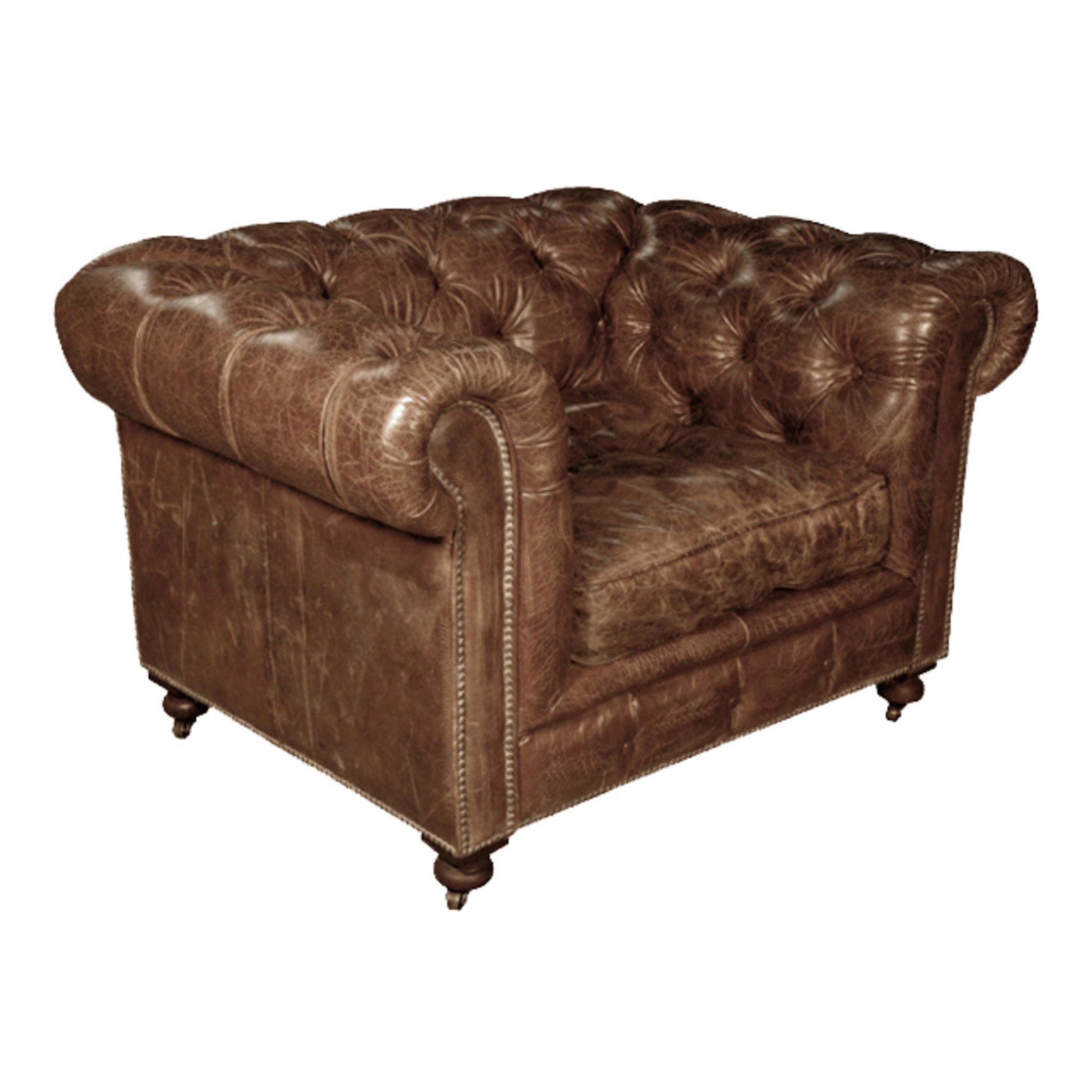 Handsome Chesterfield Club Chairs, Great Color And Patination, Preis pro Stuhl im Angebot