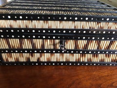 Handsome Collectible Late 19th Century Porcupine Quill Box