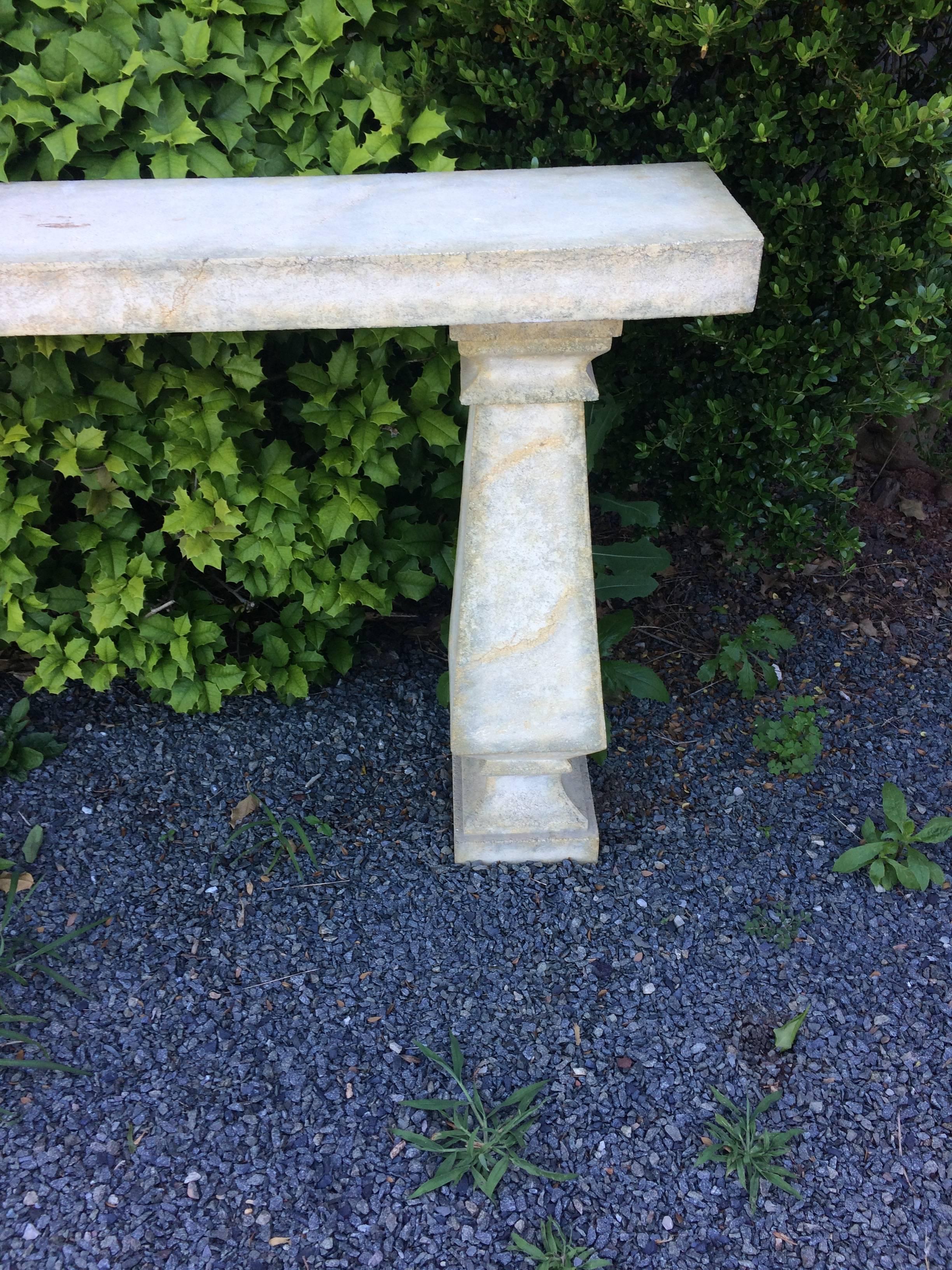 Handsome Concrete Neoclassical Console Table 2