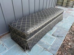 Handsome Contemporary Thomasville X Long Upholstered Bench