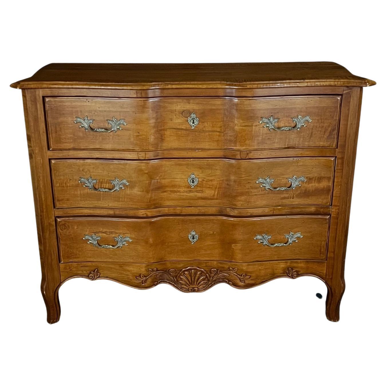 Handsome Designer French Provincial Chest of Drawers For Sale