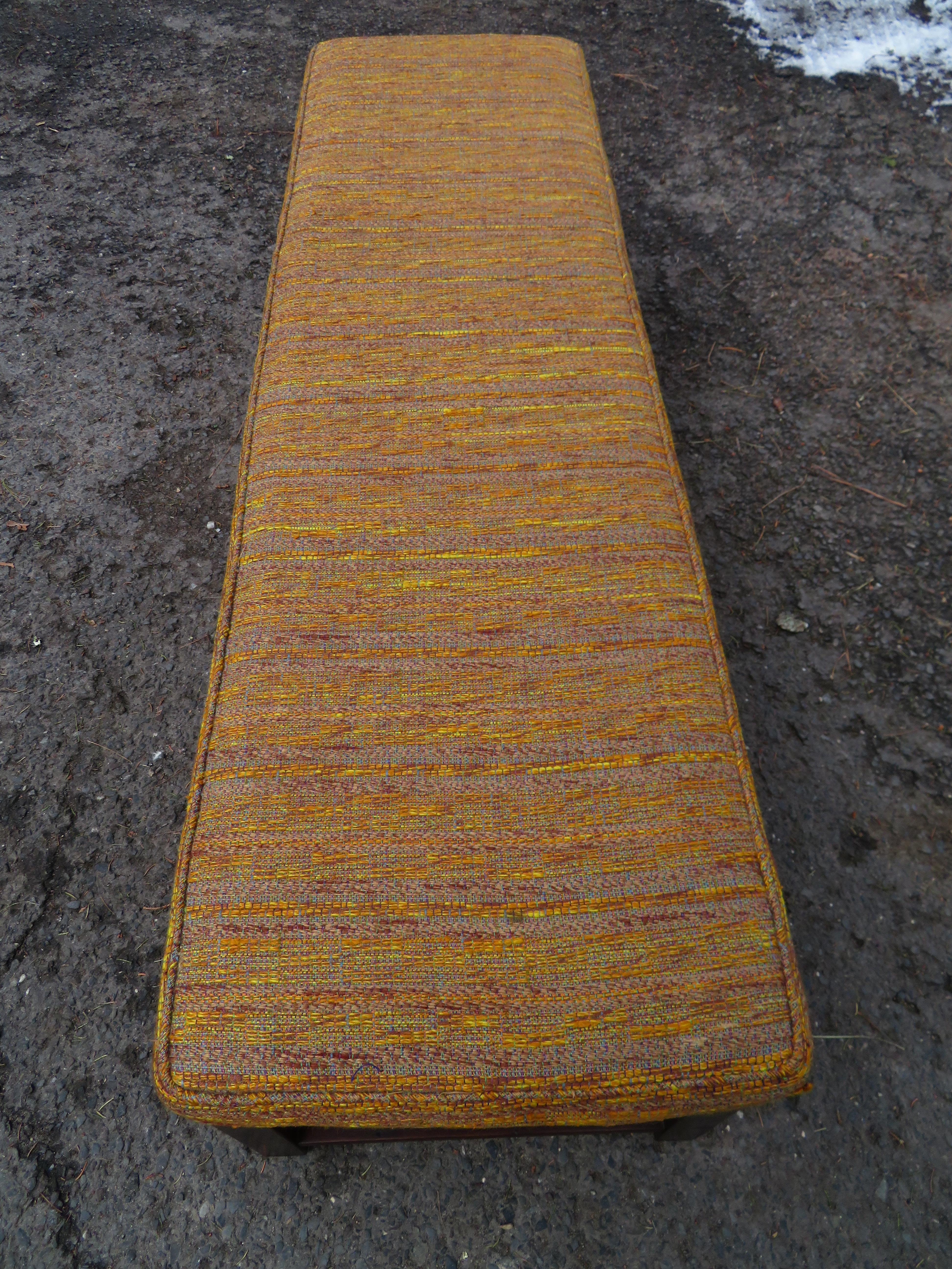 Handsome Edward Wormley for Dunbar Long Bench Mid-Century Modern 4