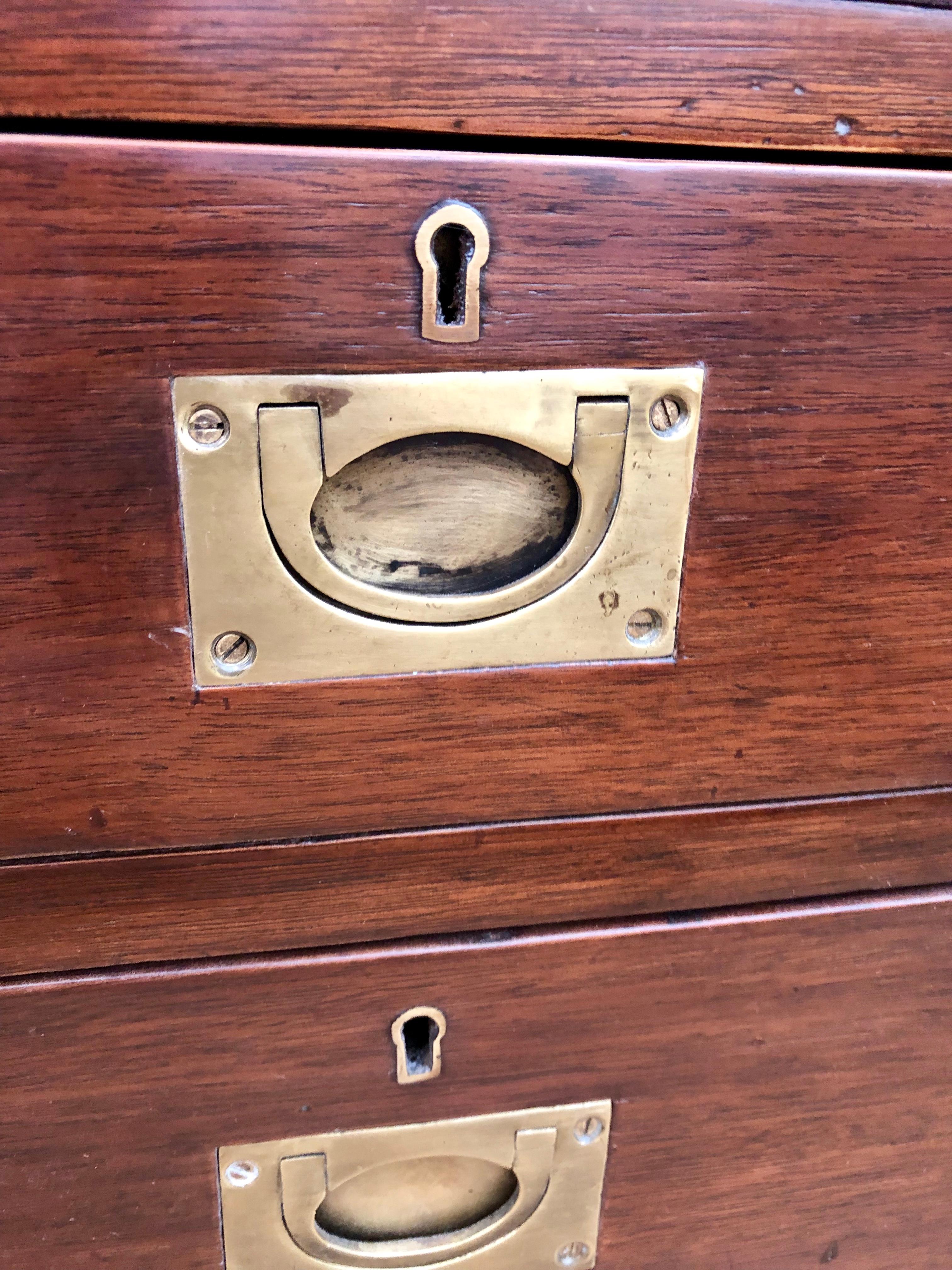 green leather desk