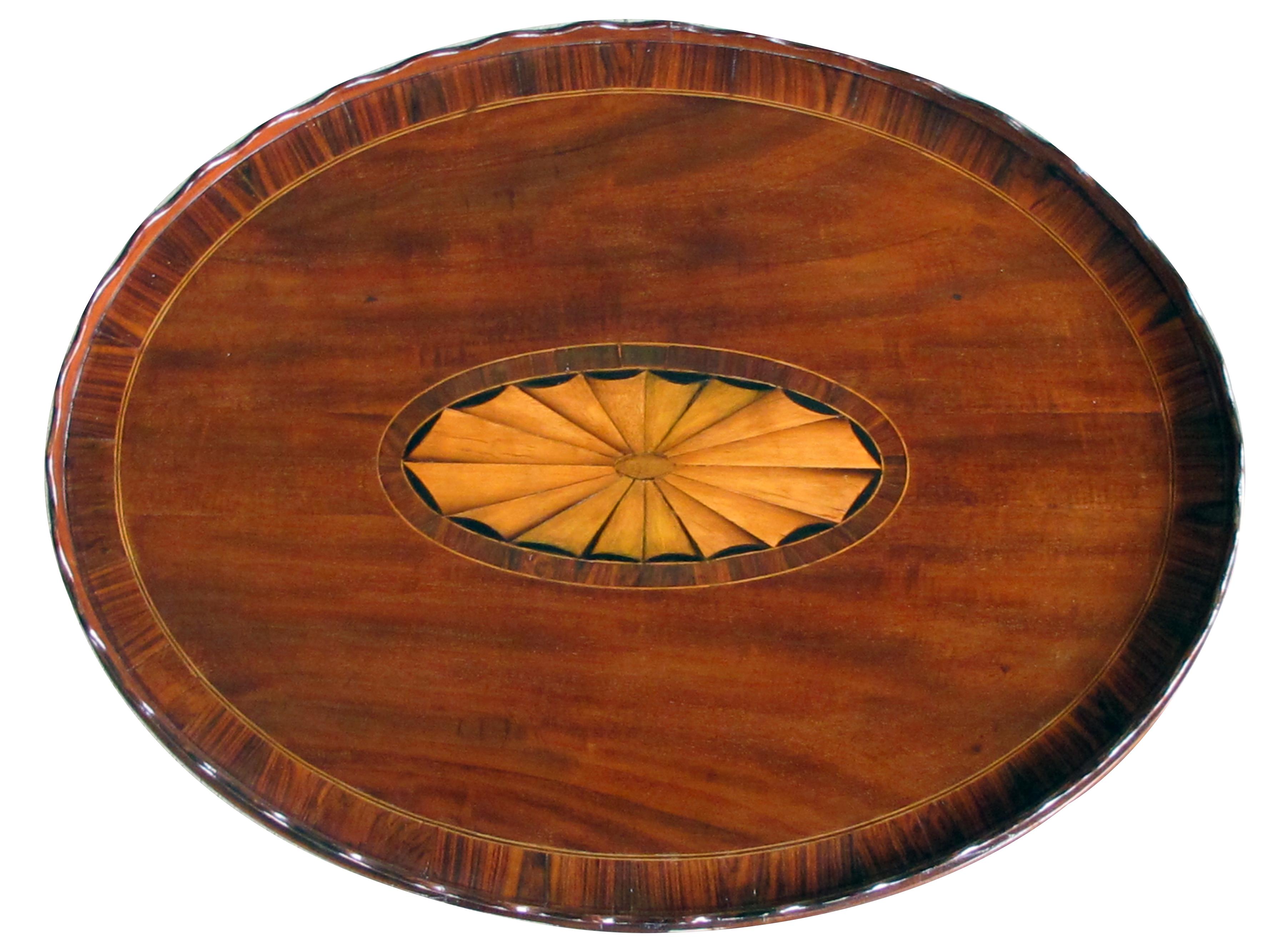 oval tray with stand