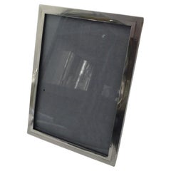 Handsome English Sterling Silver Two-Way Picture Frame