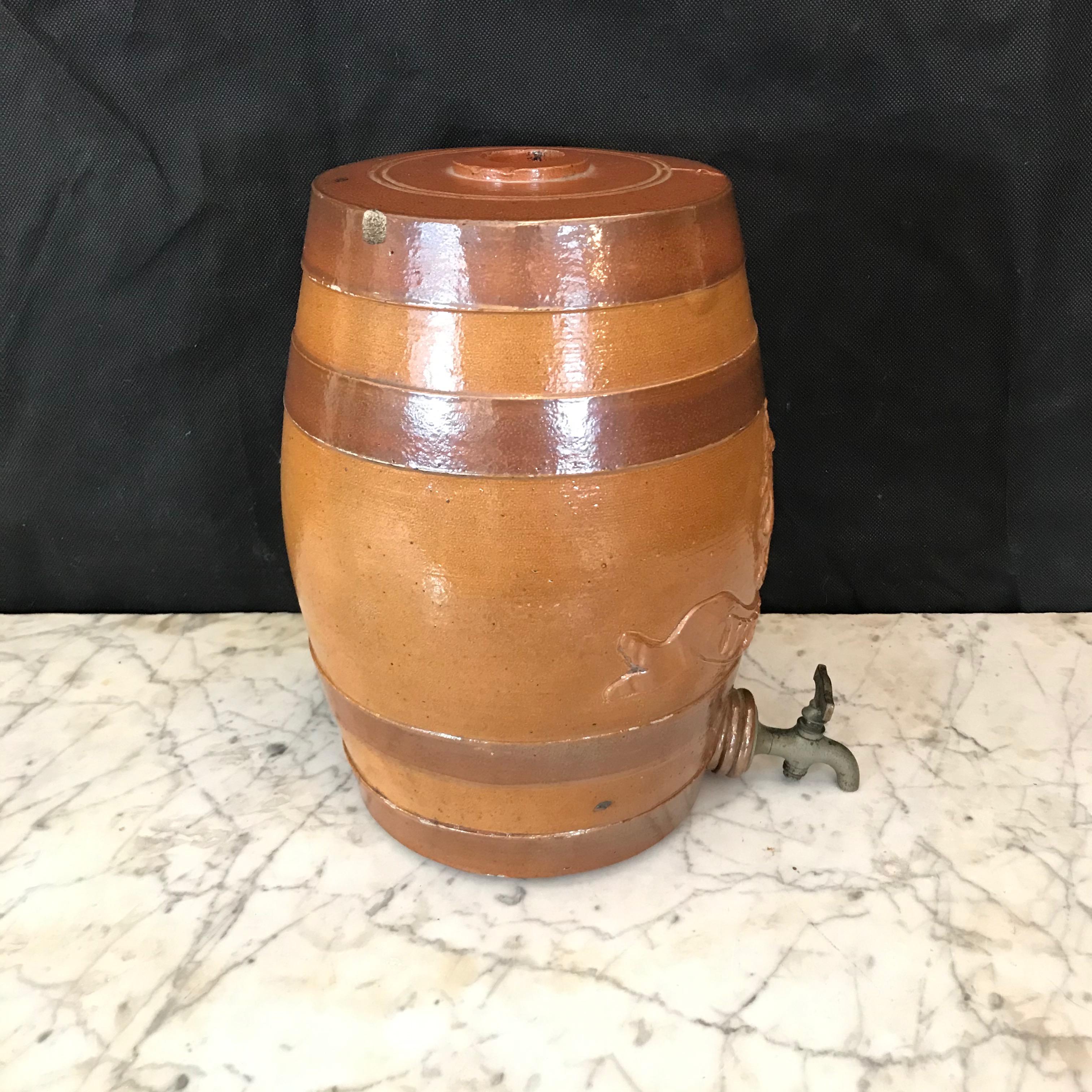 antique whiskey barrel