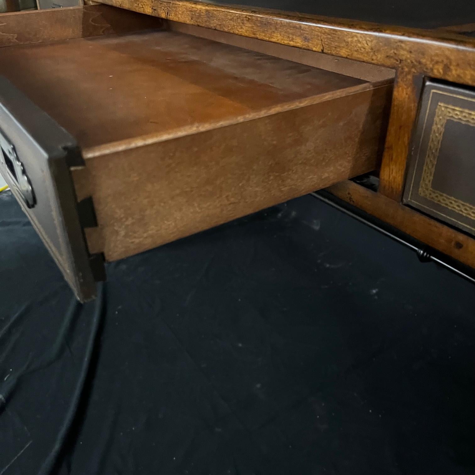 Handsome Campaign Style Writing Table Desk 3