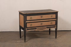 Handsome French Neoclassical Raised Commode w/Two-Tone Finish, 19th C.