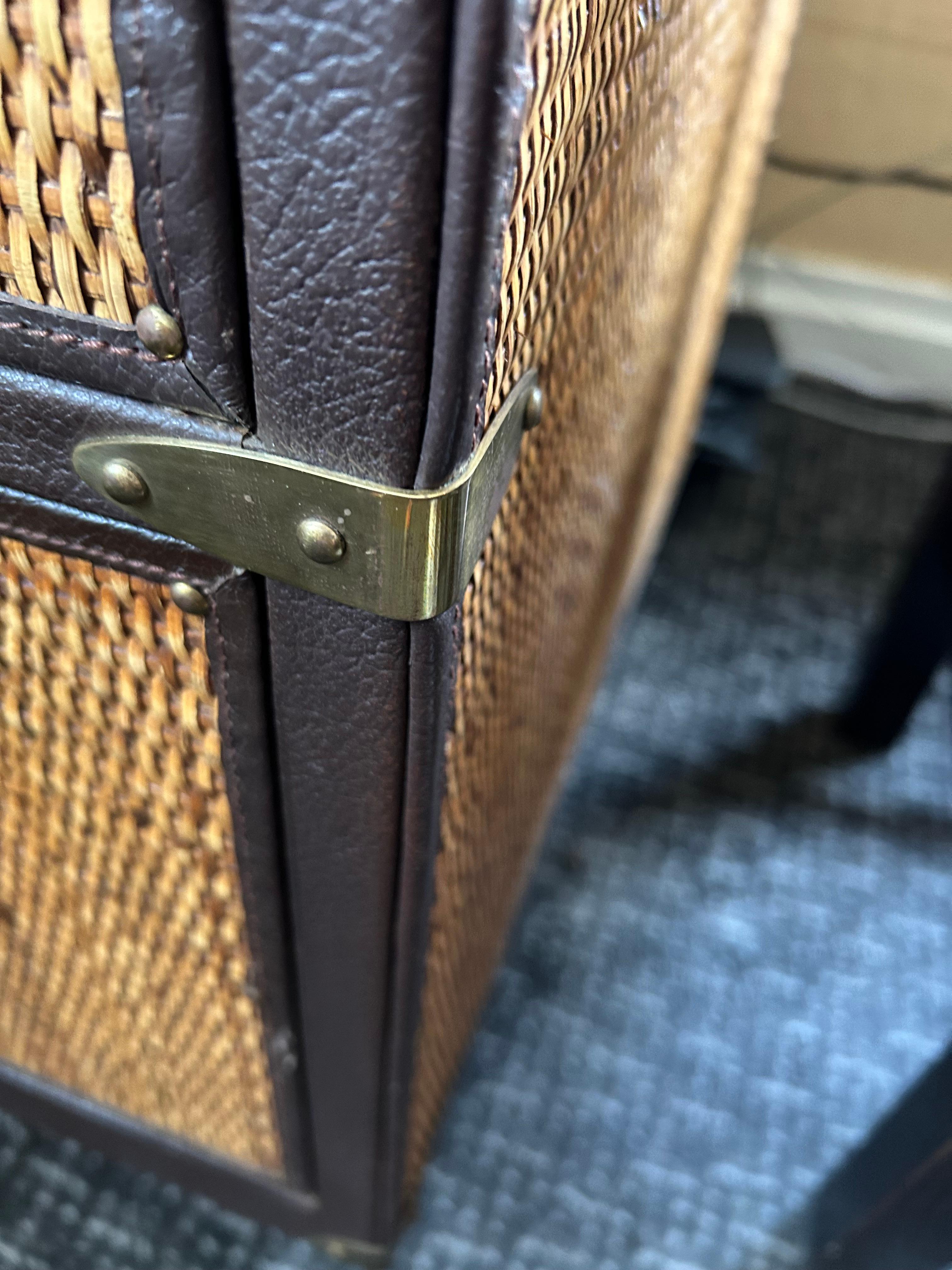rattan file cabinet