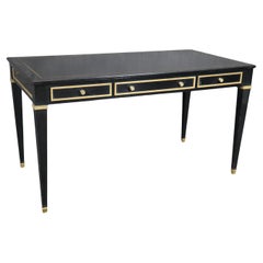 Precioso Escritorio Ejecutivo Maison Jansen Oro Dore' Bronce Ormolu Directoire