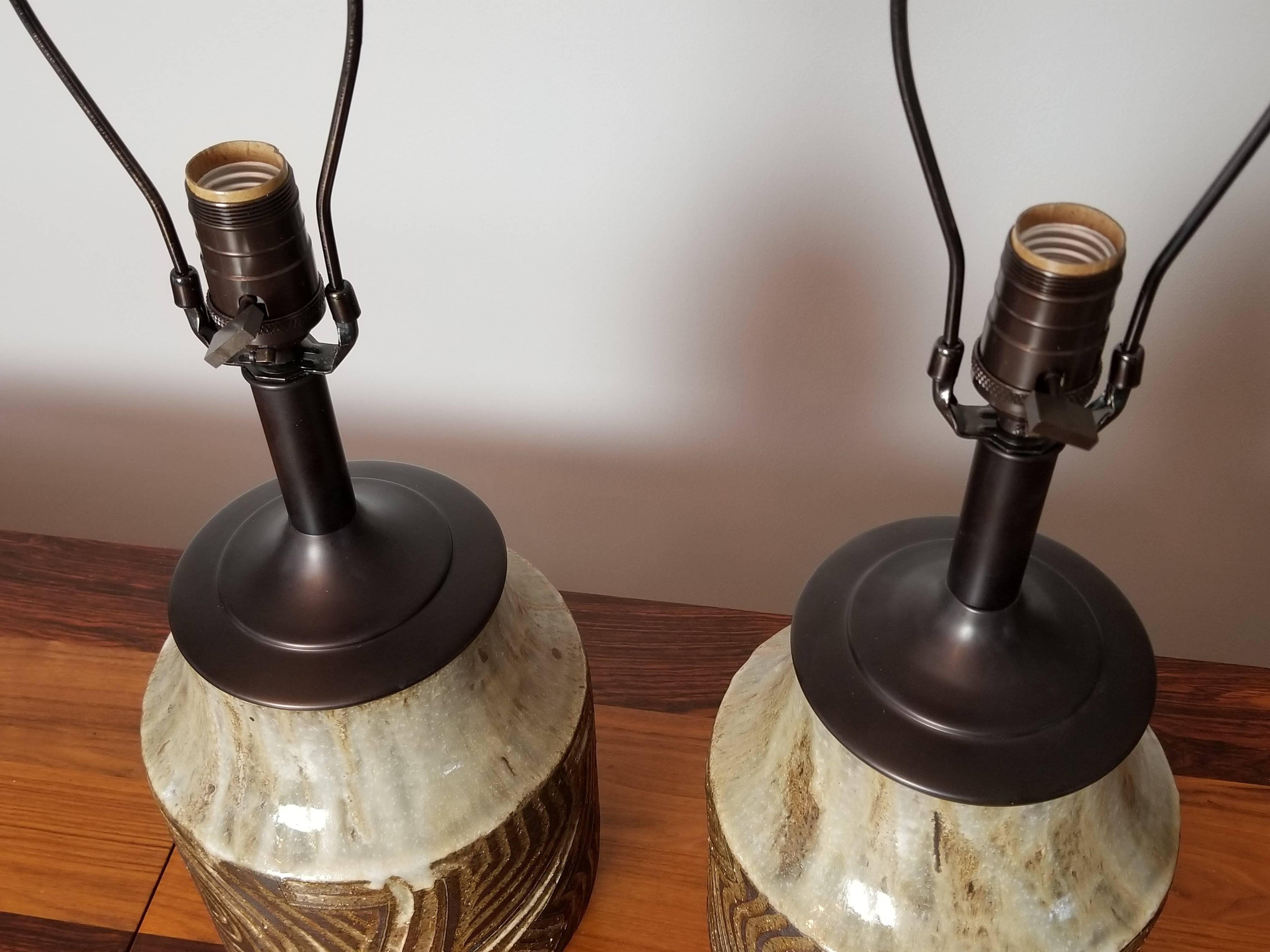 pottery lamps handmade