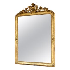 Bellissimo specchio d'oro enorme
