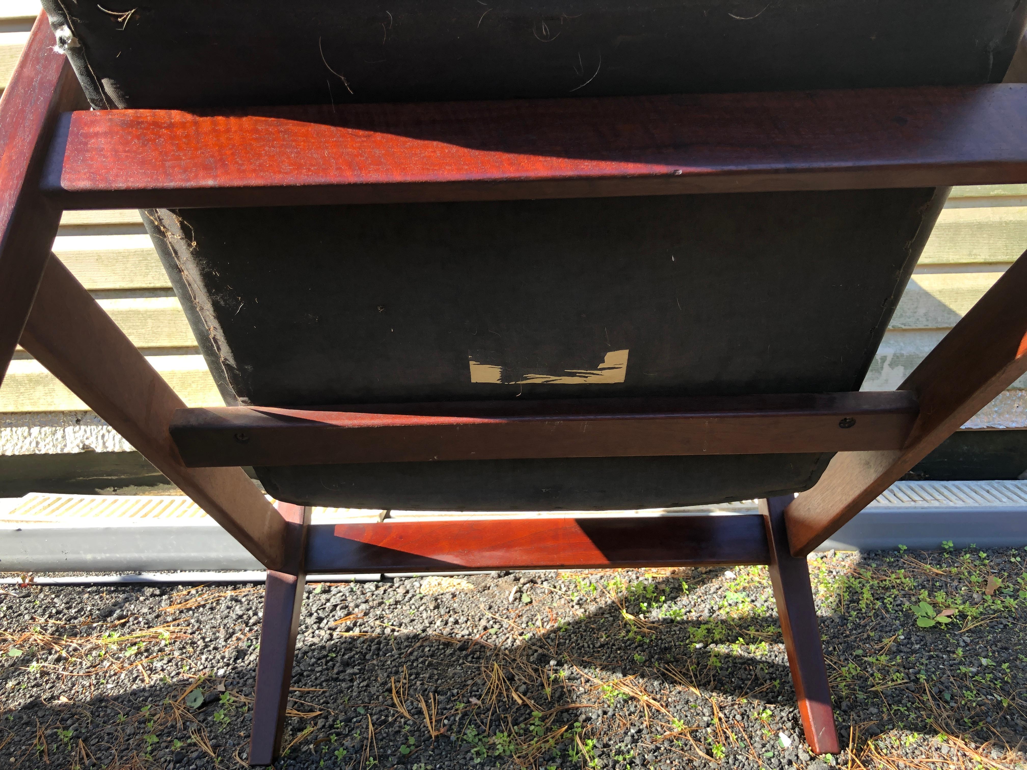 Magnifique chaise longue en noyer Jens Risom Mid-Century Modernity en vente 13