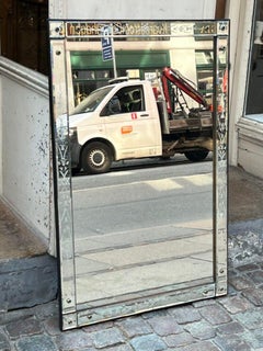 Handsome Large Venetian Mirror 1920-40s France