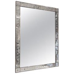 Antique Handsome Large Venetian Mirror 1920-40s France