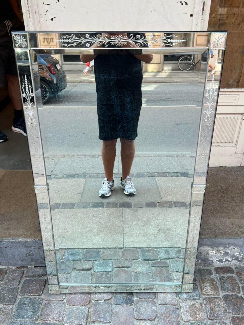 Handsome Large Venetian Mirror France 1920-40 For Sale 2