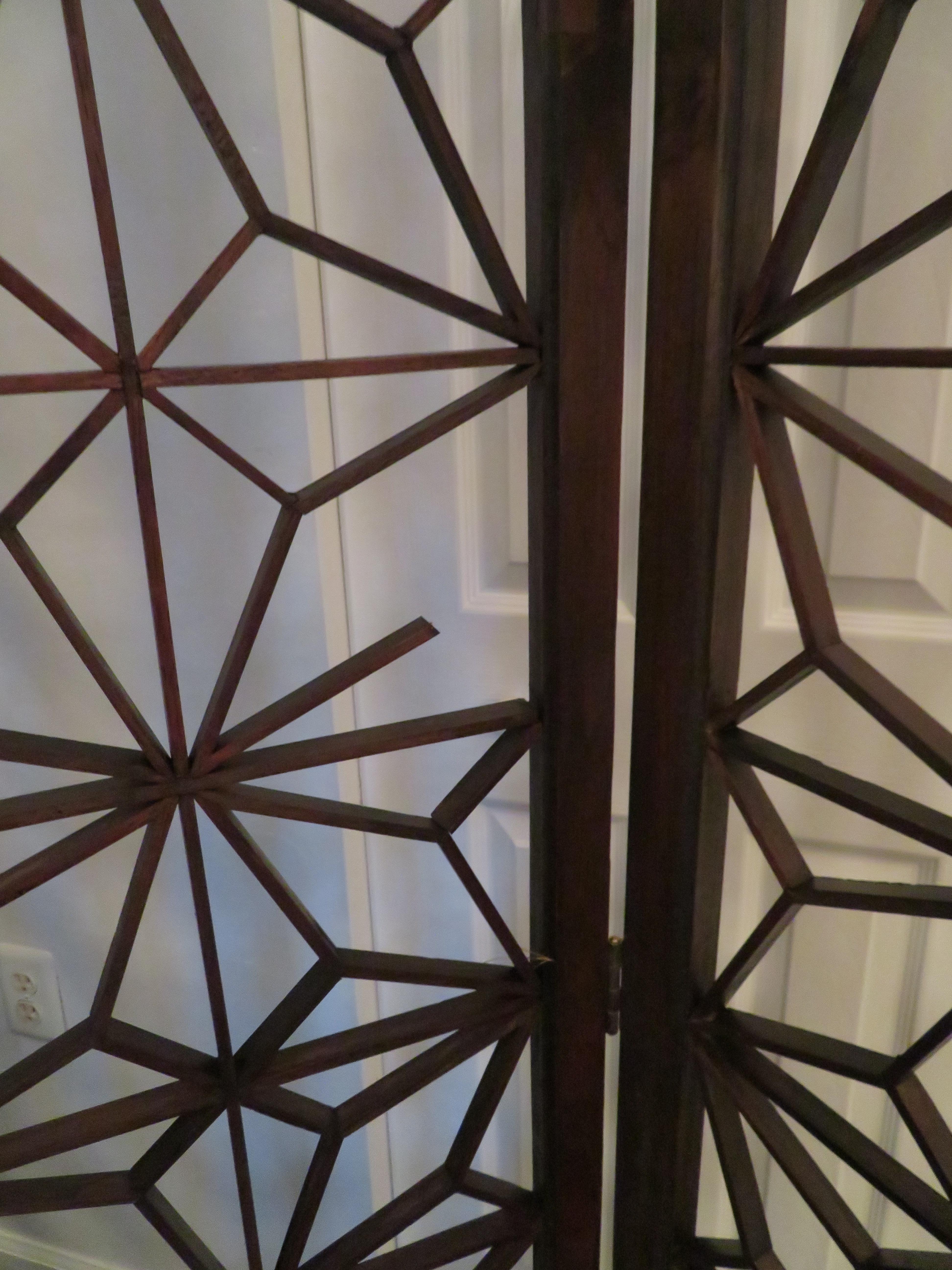 The Moderns Modernity 4 Panel Folding Screen Bohemian (paravent à 4 panneaux) en vente 1