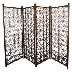 The Moderns Modernity 4 Panel Folding Screen Bohemian (paravent à 4 panneaux)