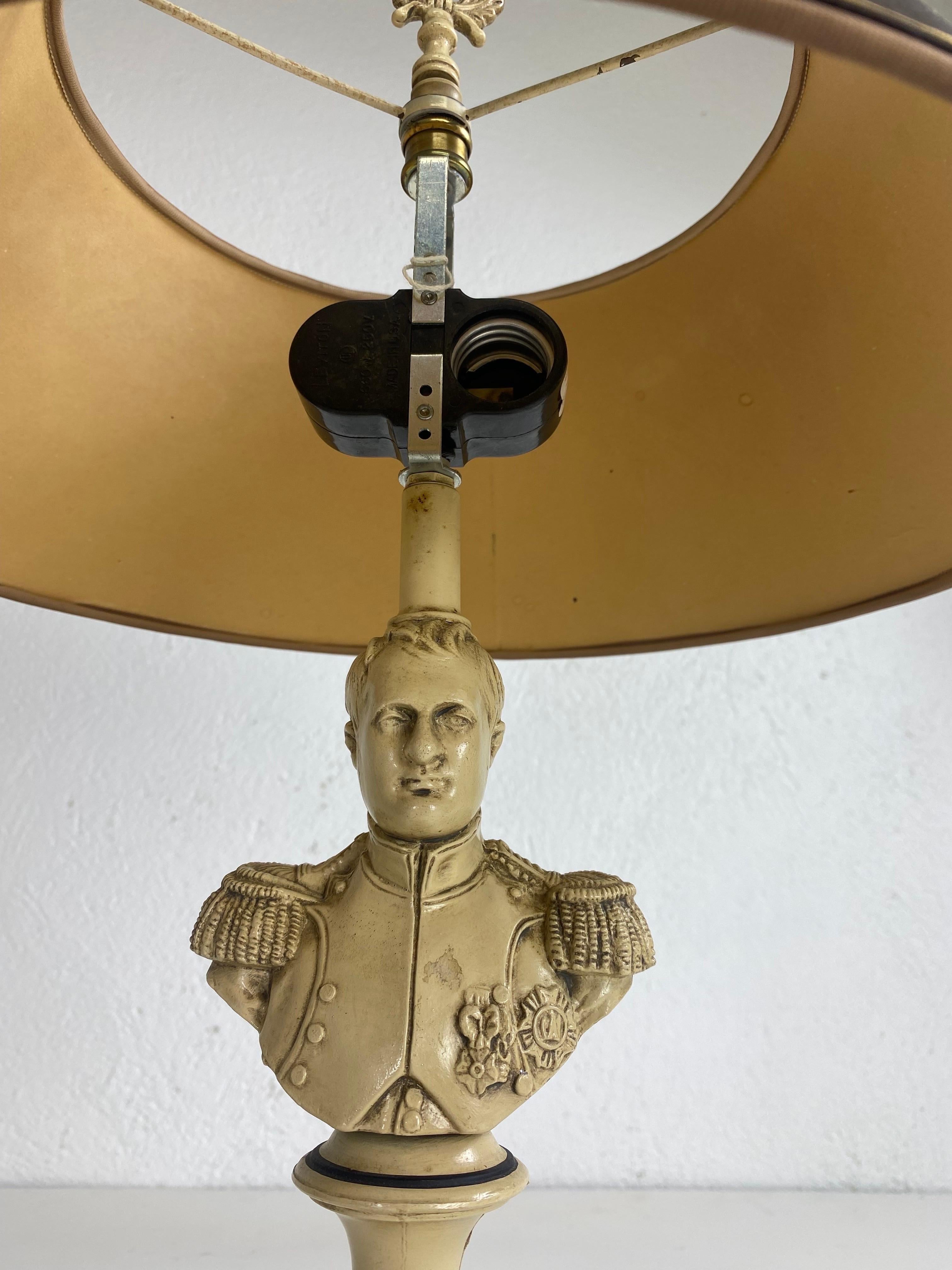Mid-20th Century Handsome mid century Napoleon Bonaparte table lamp