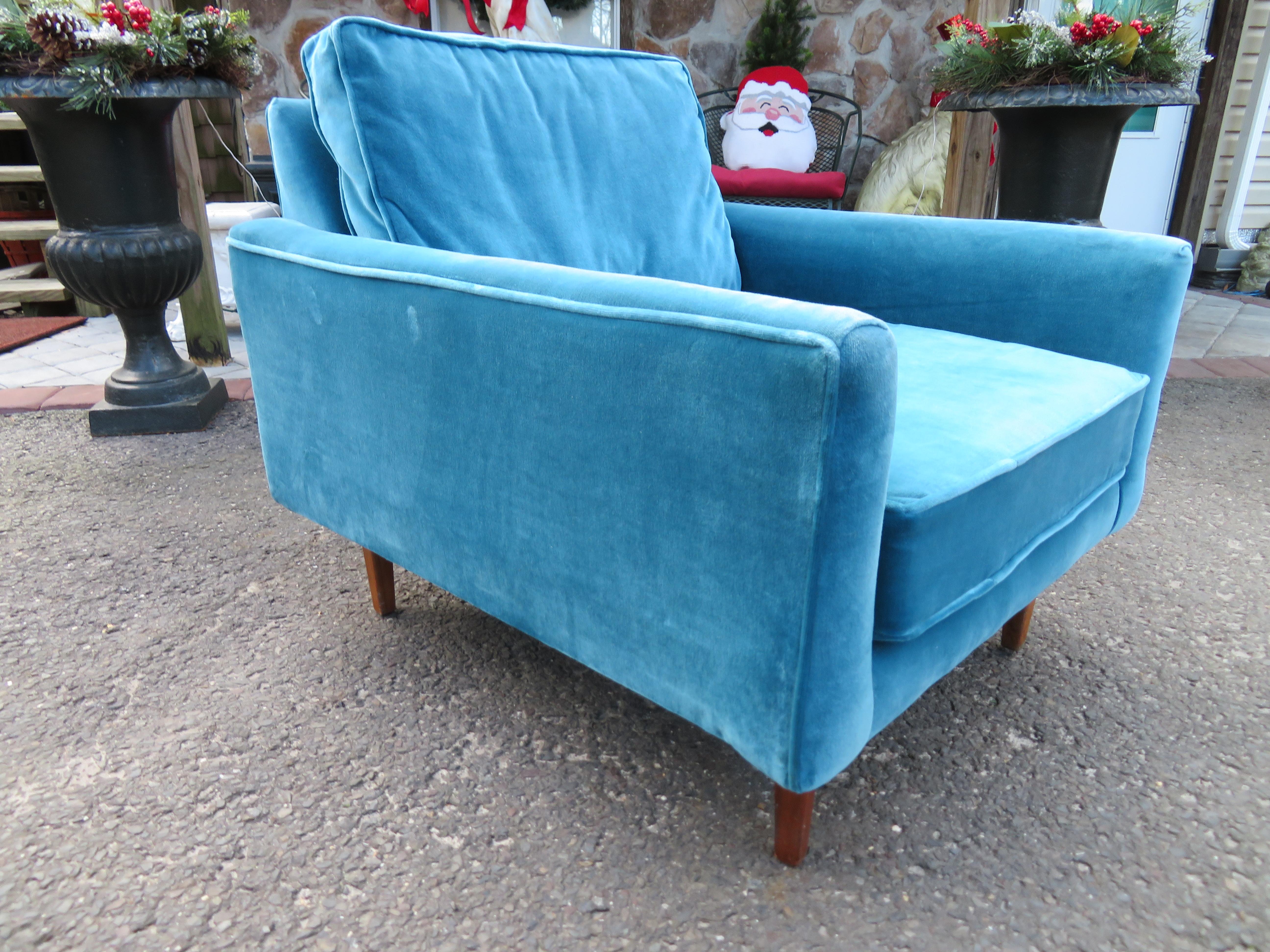 Handsome Milo Baughman Lounge Chair Thayer Coggin Mid-Century Modern For Sale 9
