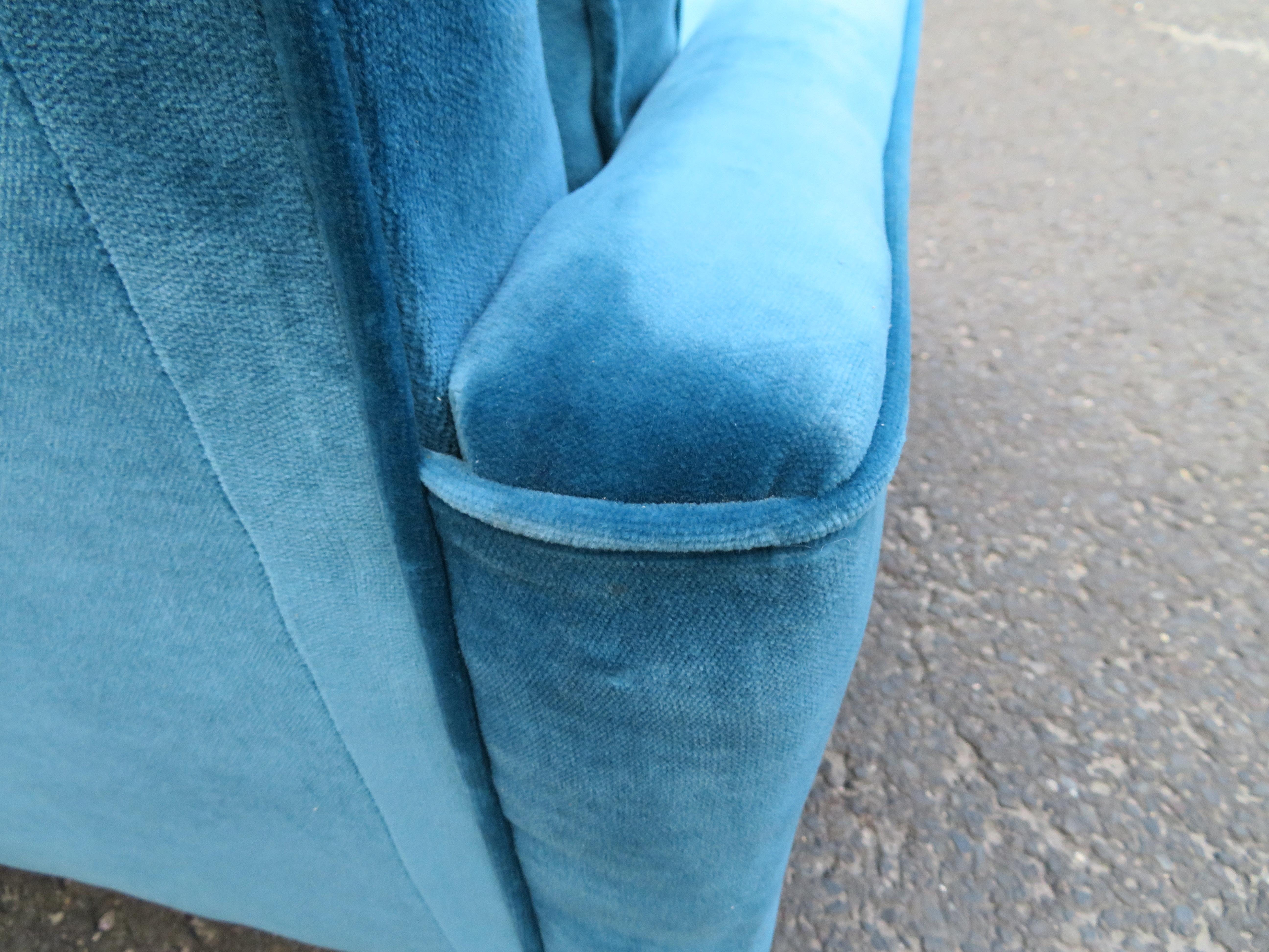 Guapo sillón Milo Baughman Thayer Coggin Moderno de mediados de siglo en venta 1