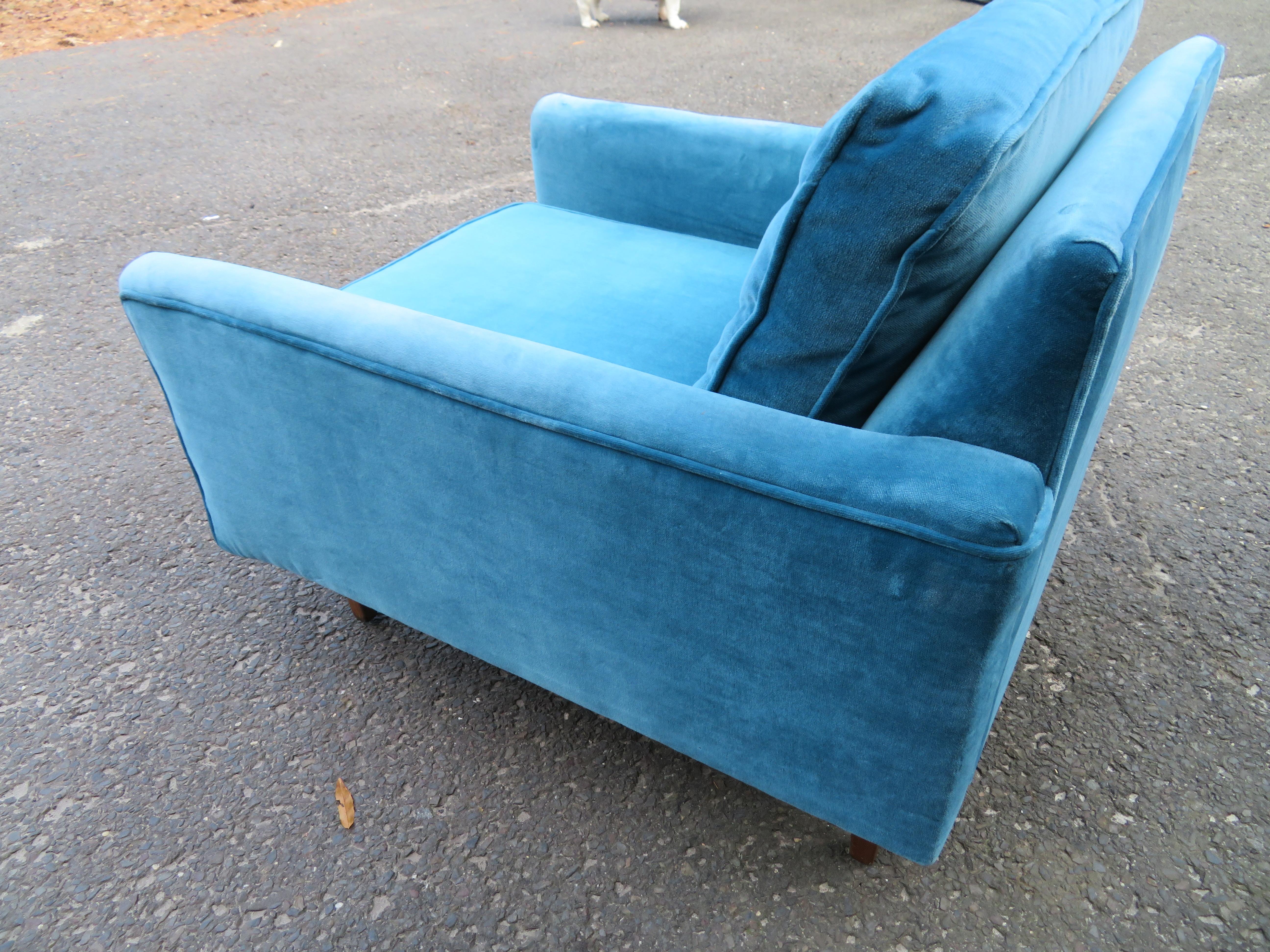 Handsome Milo Baughman Lounge Chair Thayer Coggin Mid-Century Modern For Sale 3