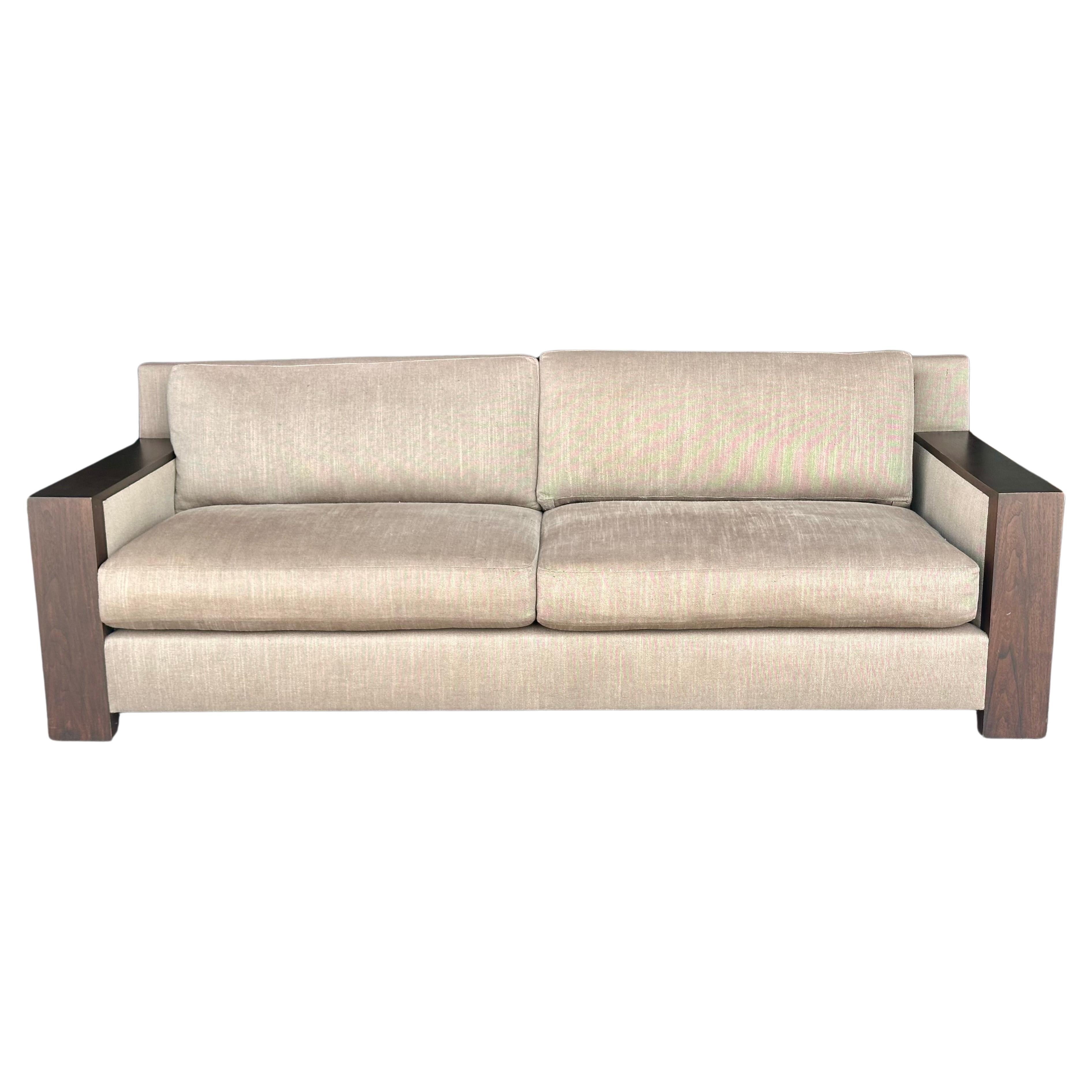 Handsome Modern Robert Marinelli Sofa For Sale