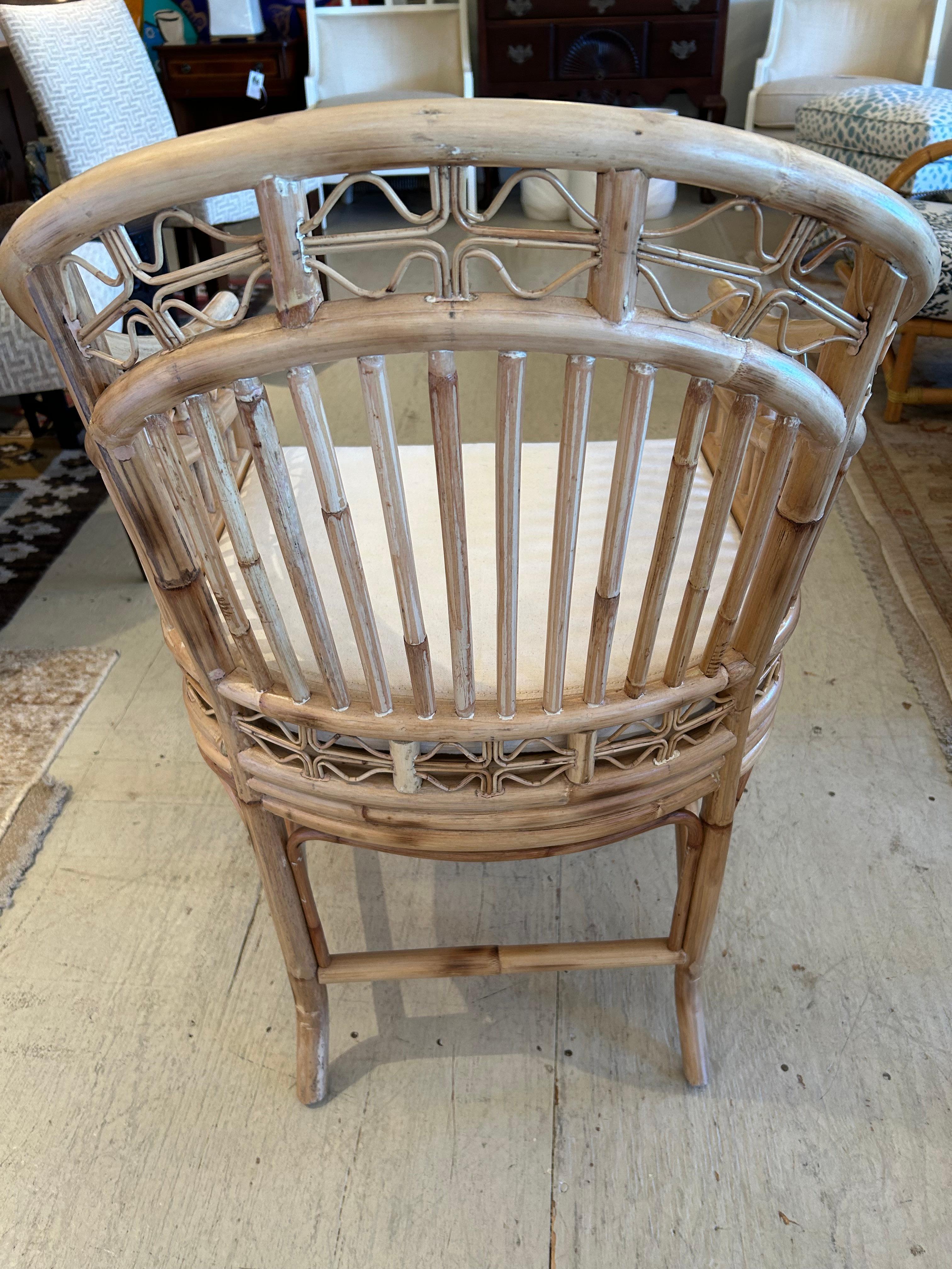 Stylish natural rattan club chair by Red Egg from their Indochine collection.