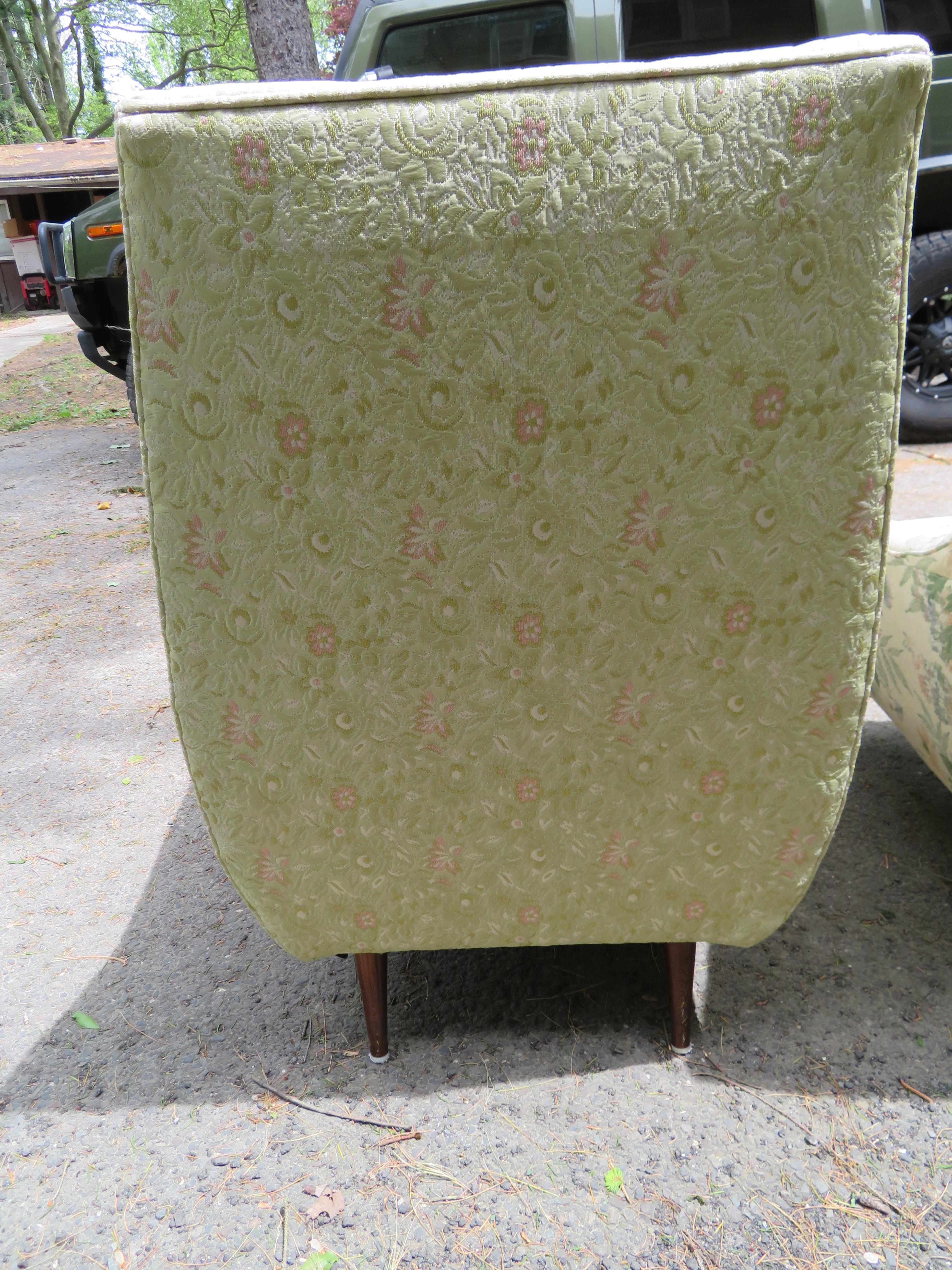 Milieu du XXe siècle Paire de chaises de salon Adrian Pearsall Style Scoop Modern Mid-Century en vente