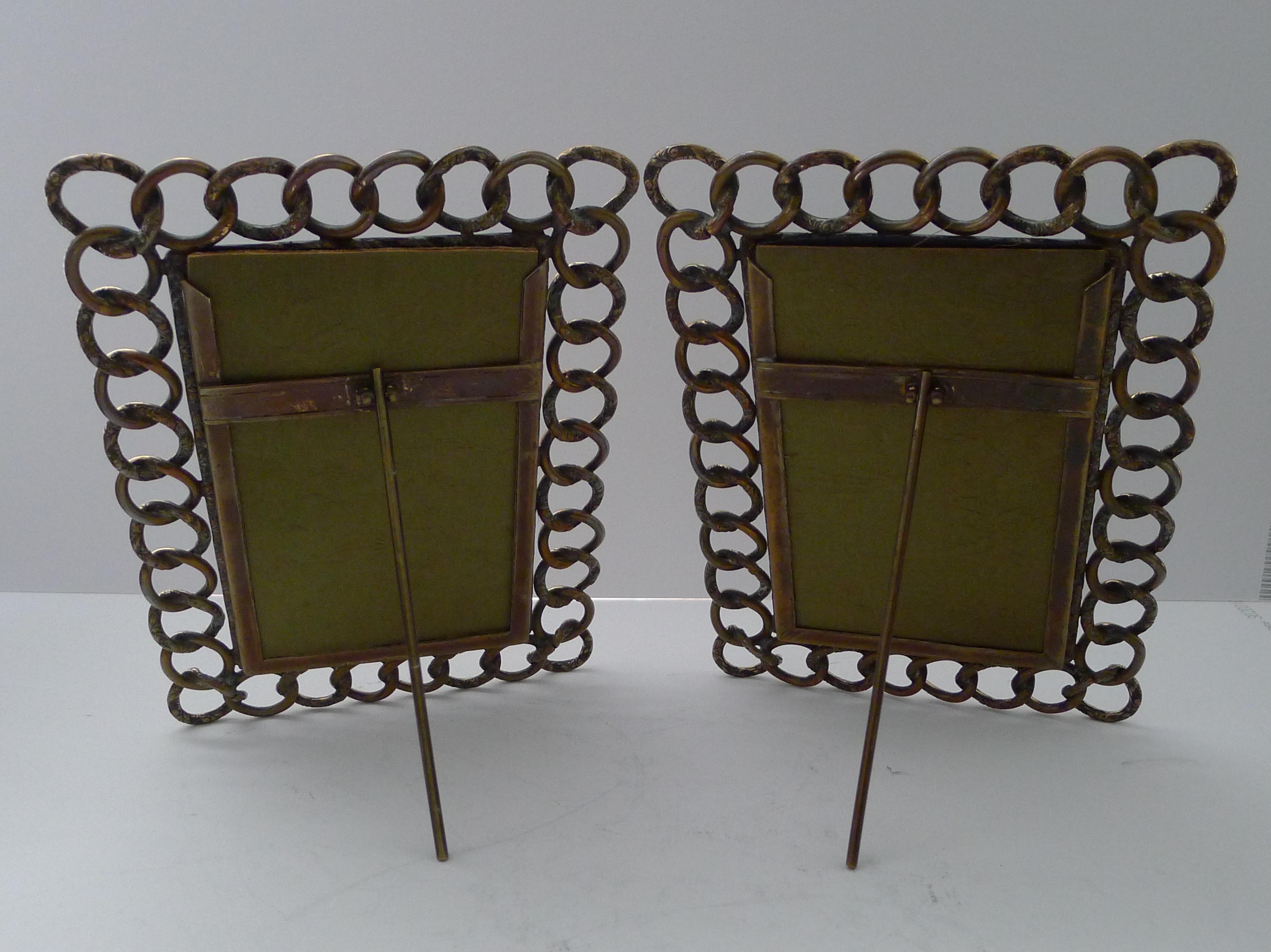 Late 19th Century Handsome Pair English Antique Brass 