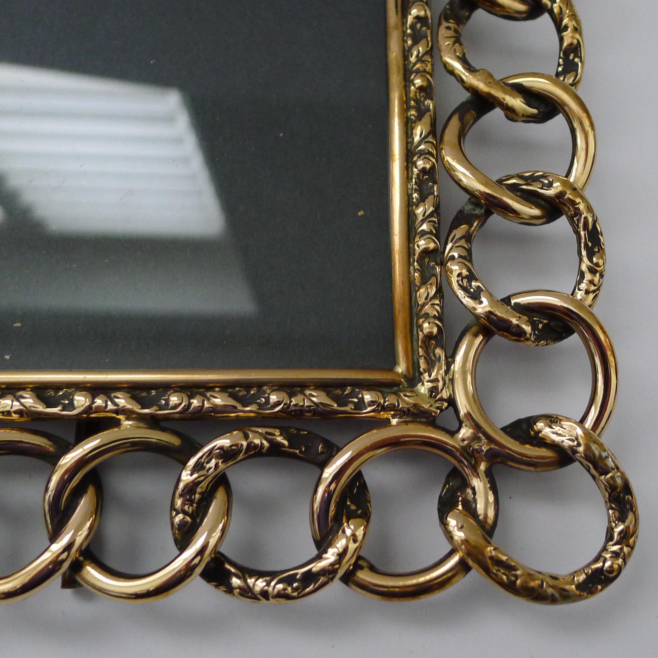 Handsome Pair English Antique Brass 