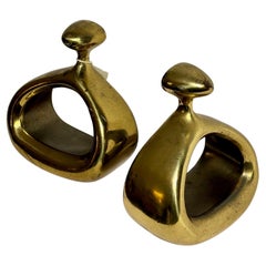 Handsome Pair of Ben Seibel Stirrup bookends