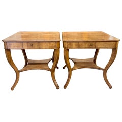 Handsome Pair of Italian Side Tables